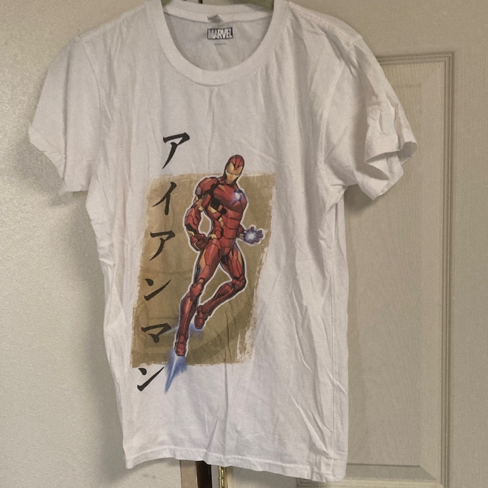 Marvel Red and White Iron Man Tee
